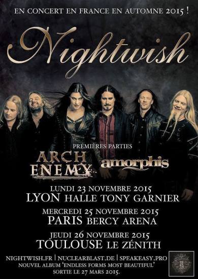 Nightwish tour lyon